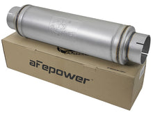 Load image into Gallery viewer, aFe 49M00023 FITS: ATLAS Aluminized Steel Muffler 5in Center/Center 24in L x 7in Diameter Round Body Muffler