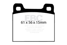 Load image into Gallery viewer, EBC DP4104R FITS: 64-69 Porsche 911 2.0 (M Caliper) (Solid front rotor) Yellowstuff Front Brake Pads Brake Pads Performance