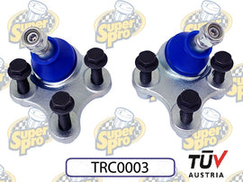 Superpro TRC0003 FITS:SuperPro 2006 Audi A3 Base Front Lower Camber Adjustable Ball Joint Set Ball Joints