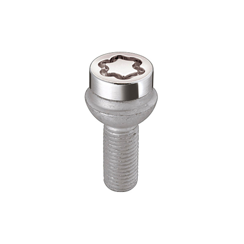 McGard 28018 FITS: Wheel Lock Bolt Set 4pk. (Radius Seat) M14X1.5 / 17mm Hex / 26.7mm Shank Length Chrome Wheel Bolts