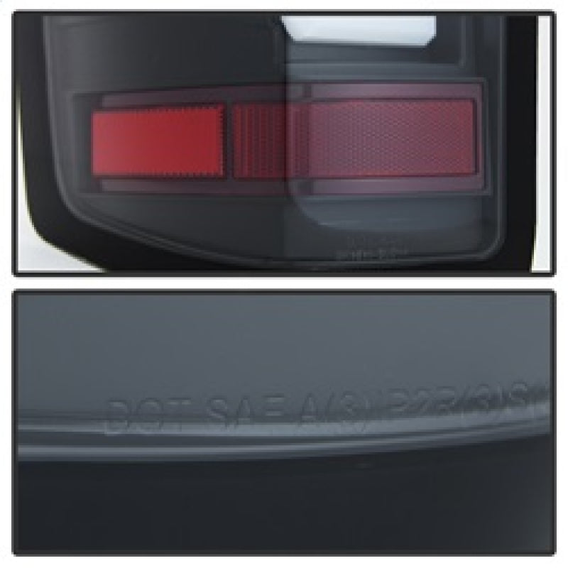 SPYDER 5079985 FITS: Chevy 1500 14-16 Light Bar LED Tail Lights Blk ALT-YD-CS14-LBLED-BK Tail Lights