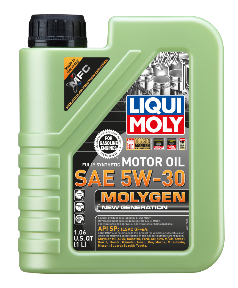 LIQUI MOLY 20226 FITS: 1L Molygen New Generation Motor Oil 5W30 Motor Oils