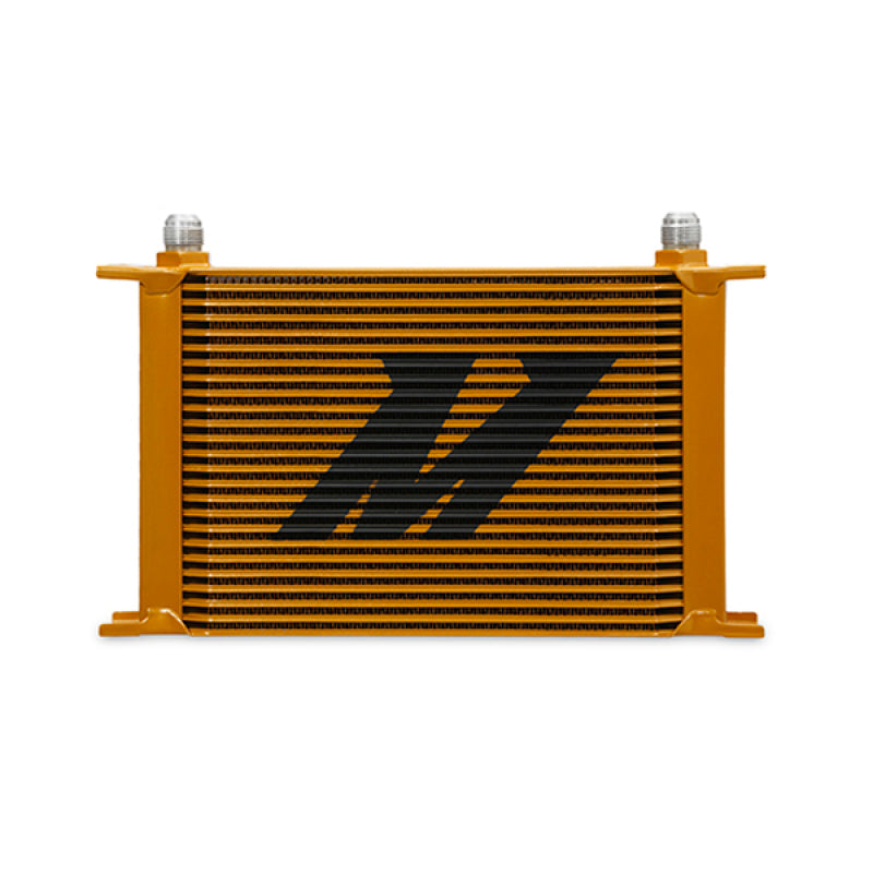 Mishimoto MMOC-25G FITS: Oil Coolers FITS: Universal 25-Row Oil Cooler Gold Oil Coolers