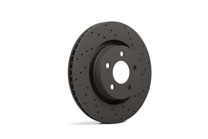 Hawk Performance HTC4567 FITS: Hawk Talon 2010 Audi A3 Base Drilled and Slotted Rear Brake Rotor Set Brake Rotors Slot & Drilled