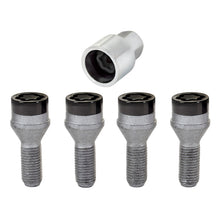 Load image into Gallery viewer, McGard 27178 FITS: Wheel Lock Bolt Set 4pk. (Cone Seat) M12X1.5 / 17mm Hex / 25.5mm Shank Length Black Wheel Bolts