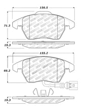 Load image into Gallery viewer, Stoptech 309.11070 FITS:StopTech Performance 06-10 Audi A3 / 08-10 Audi TT / 06-09 VW GTI / 05-10 Jetta Front Brake Pads Brake Pads Performance