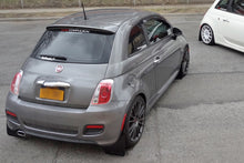 Load image into Gallery viewer, Rally Armor MF25-UR-BLK/GRY FITS: 12-18 Fiat 500 Black UR Mud Flap w/Grey Logo Mud Flaps