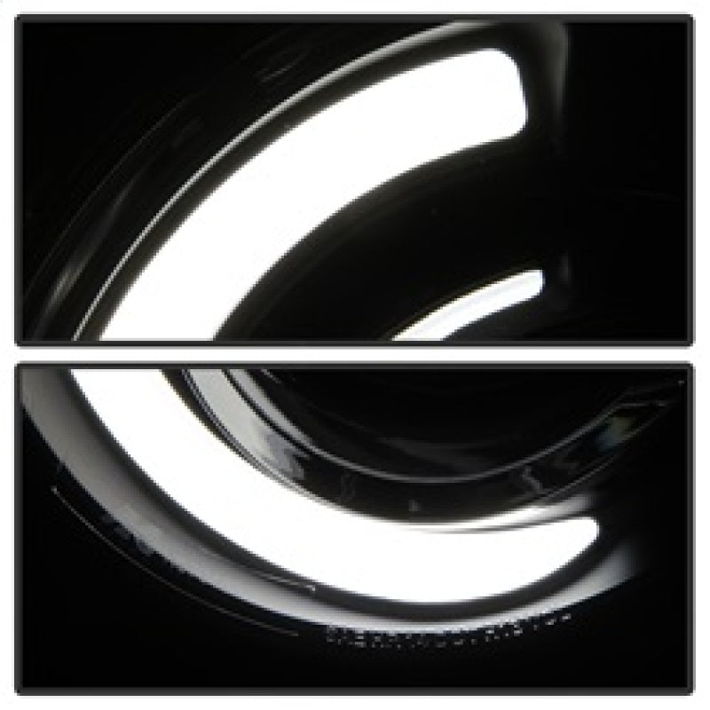 SPYDER 9039720 FITS:xTune 15-17 Jeep Renegade Light Bar DRL Projector Headlights -Black (PRO-JH-JREN-LBDRL-BK) Headlights