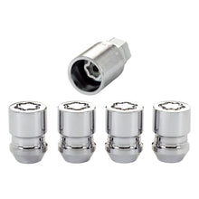 Load image into Gallery viewer, McGard 24157 FITS: Wheel Lock Nut Set 4pk. (Cone Seat) M12X1.5 / 19mm &amp; 21mm Dual Hex / 1.28in. L Chrome Lug Nuts