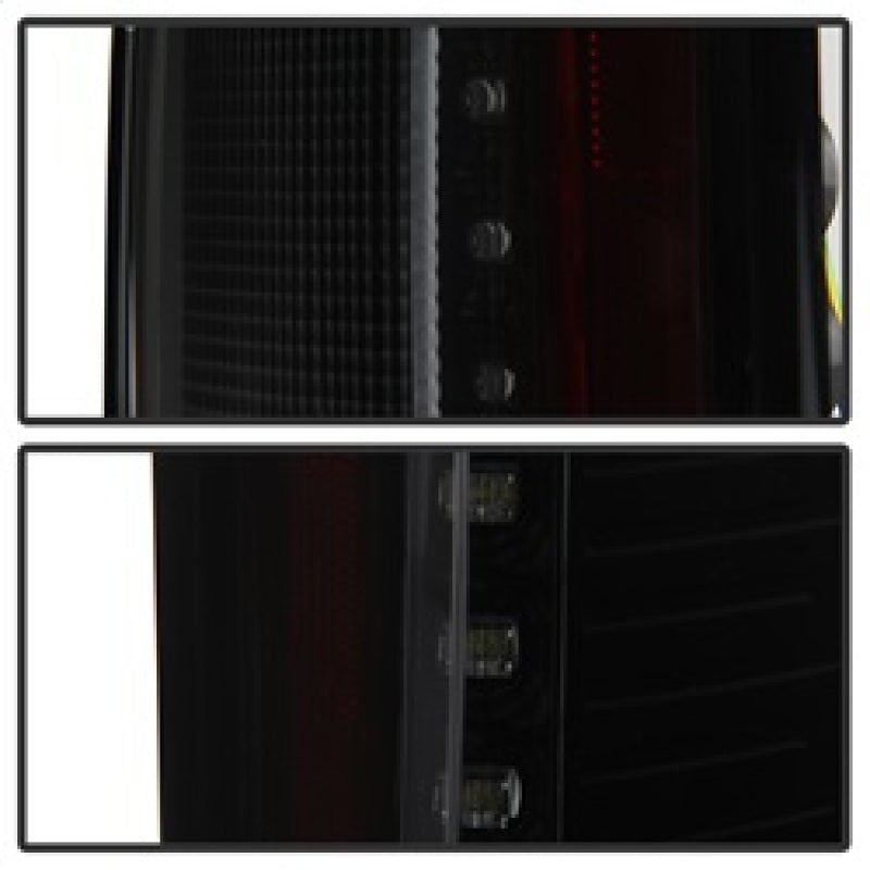 SPYDER 5085337 FITS: 15-17 Ford F-150 LED Tail Lights (w/Blind Spot) Black Smoke (ALT-YD-FF15015BS-LBLED-BSM) Tail Lights