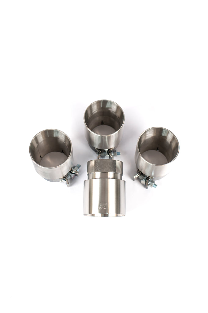 RENNELEMENT 4” INCH Exhaust Tips for OEM Exhaust