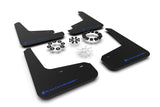Rally Armor MF72-UR-BLK/BL FITS: 20-26 Tesla Model Y, Juniper Y Black UR Mud Flap w/Blue Logo Mud Flaps