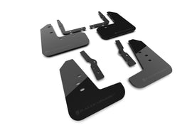 Rally Armor MF126-UR-BLK-MBK FITS: 2024+ Ford Mustang Black UR Mud Flap w/ Metallic Black Logo Mud Flaps