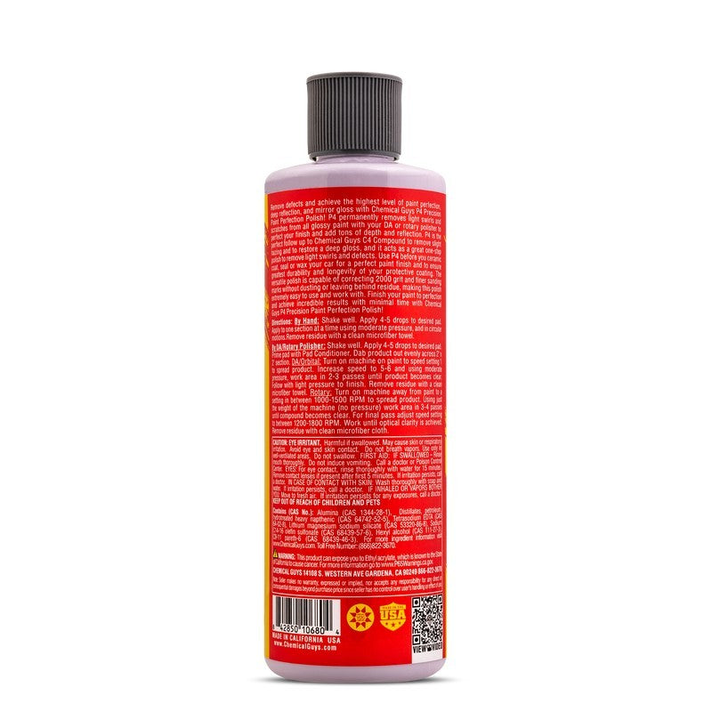 Chemical Guys GAP11716 FITS: P4 Precision Paint Perfection Polish 16oz Car Waxes