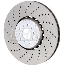 Load image into Gallery viewer, SHW Performance BFL42501 FITS:SHW 18-21 BMW M5 4.4L Left Front Cross-Drilled Lightweight Brake Rotor (34117991101) Brake Rotors Drilled