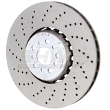 SHW Performance BFL42501 FITS:SHW 18-21 BMW M5 4.4L Left Front Cross-Drilled Lightweight Brake Rotor (34117991101) Brake Rotors Drilled