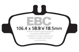 EBC UD1646 FITS: 13+ Mercedes-Benz CLA250 2.0 Turbo Ultimax2 Rear Brake Pads Brake Pads OE