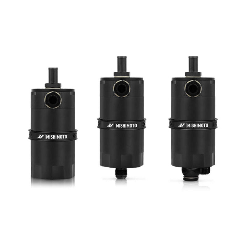 Mishimoto MMBCC-UNI-BK FITS: Oil Catch Cans FITS: Universal Baffled Oil Catch Can Black Oil Catch Cans