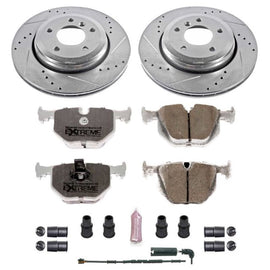 PowerStop K5729-26 FITS:Power Stop 01-06 BMW 330Ci Rear Z26 Street Warrior Brake Kit Brake Kits Performance D&S