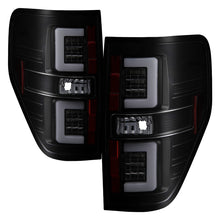 Load image into Gallery viewer, SPYDER 5084217 FITS: 09-14 Ford F150 V2 Light Bar LED Tail Lights Blk Smoke (ALT-YD-FF15009V2-LBLED-BSM) Tail Lights