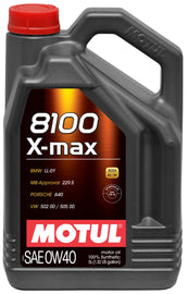 Motul 104533 FITS: 5L Synthetic Engine Oil 8100 0W40 X-MAX Porsche A40 Motor Oils