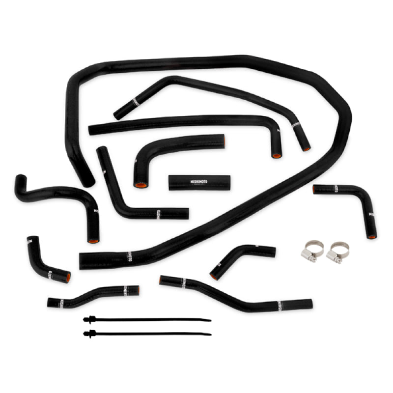 Mishimoto MMHOSE-WRX-15ANCBK FITS: Hoses FITS: 2015 Subaru WRX Black Silicone Radiator Coolant Ancillary Hoses Kit Hoses