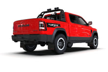 Load image into Gallery viewer, Rally Armor MF128-UR-BLK-MBK FITS: 21-25 Dodge Ram 1500 TRX Black UR Mud Flap Metallic Black Logo Mud Flaps
