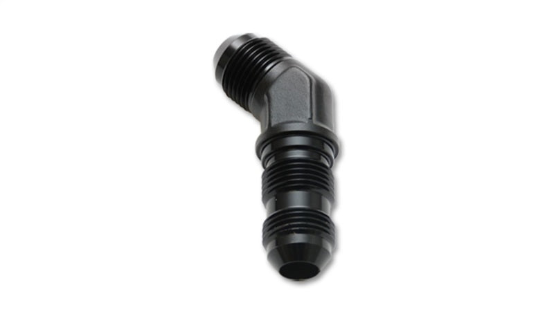 Vibrant 10603 FITS: -8AN Bulkhead Adapter 45 Degree Elbow Fitting Anodized Black Only Fittings