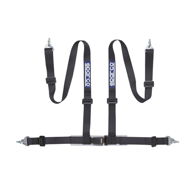 SPARCO 04604BM1NR FITS: Sparco Belt 2 Inch Black 4Pt Snap-In Seat Belts & Harnesses
