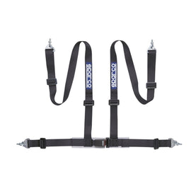 SPARCO 04604BM1NR FITS: Sparco Belt 2 Inch Black 4Pt Snap-In Seat Belts & Harnesses
