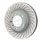 SHW Performance PRL39823 FITS:SHW 2016 Porsche Boxster SPYDER w/o Ceramic Brakes Left Rear Drilled MB Brake Rotor (98135240300) Brake Rotors Drilled