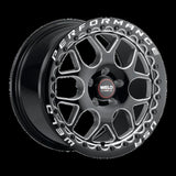 Weld Solana Beadlock 17x11 / 5x115 BP / ET0 / 78.1mm Bore - Gloss Black MIL DIA Wheel