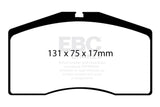 EBC DP3997C FITS: 93-95 Porsche 911 (964) 3.6 Turbo Redstuff Front Brake Pads Brake Pads Performance
