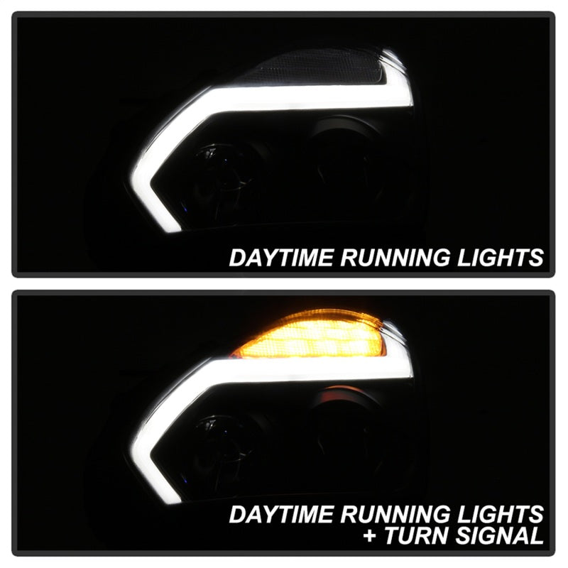 SPYDER 5085696 FITS: Nissan GTR R35 09-14 Projector Headlights DRL LED Black Headlights