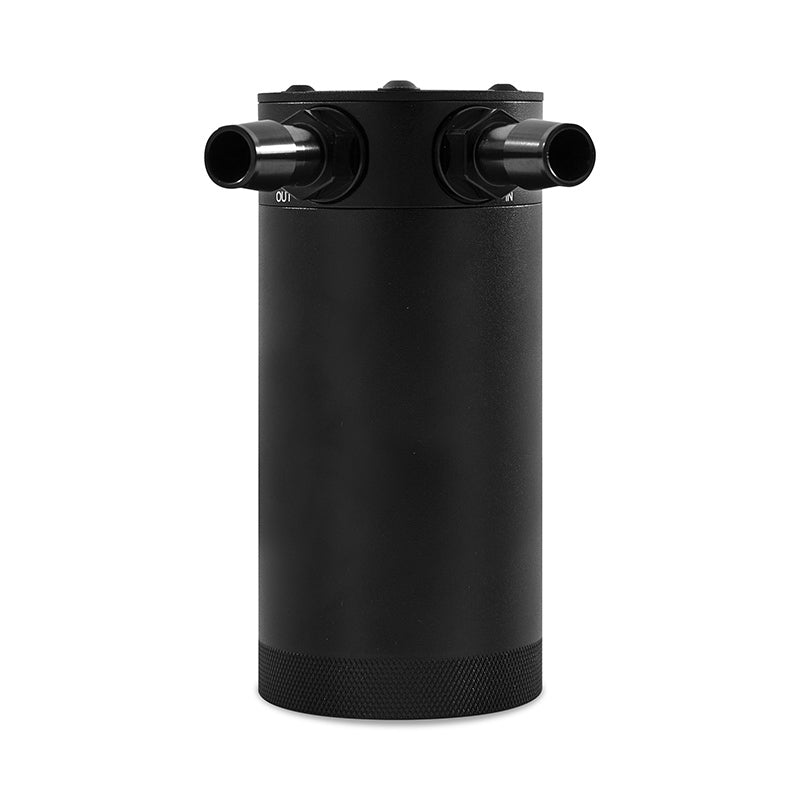 Mishimoto MMBCC-CBTWO-XLBK FITS: Oil Catch Cans FITS: 2-Port Universal XL Baffled Catch Can Black Oil Catch Cans