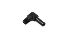 Load image into Gallery viewer, Vibrant 11231 FITS: 1/4 NPT to 3/8in Barb Straight Fitting 90 Deg Adapter Aluminum Fittings