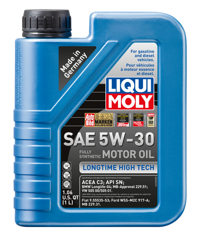LIQUI MOLY 2038 FITS: 1L Longtime High Tech Motor Oil 5W30 Motor Oils