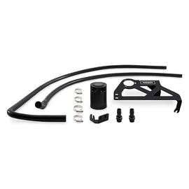 Mishimoto MMBCC-WR6-12PBE2 FITS: 12-18 Jeep Wrangler JK Baffled Oil Catch Can Kit Black Oil Catch Cans