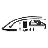 Mishimoto MMBCC-WR6-12PBE2 FITS: 12-18 Jeep Wrangler JK Baffled Oil Catch Can Kit Black Oil Catch Cans