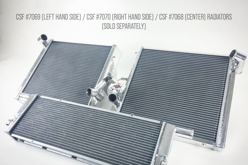 CSF 7070 FITS: Porsche 911 Carrera (991.2)/Turbo/GT3/GT3 RS (991) Right Side Radiator Radiators