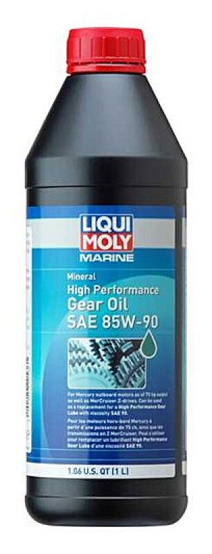 LIQUI MOLY 20536 FITS: 1L Marine High Performance Gear Oil SAE 85W90 Gear Oils