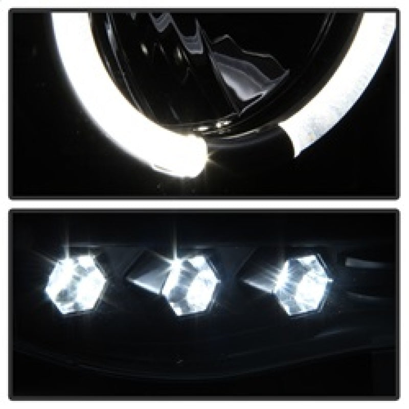 SPYDER 5009975 FITS: Dodge Ram 1500 02-05/Ram 2500 03-05 Projector Headlights LED Halo LED Blk PRO-YD-DR02-HL-BK Headlights