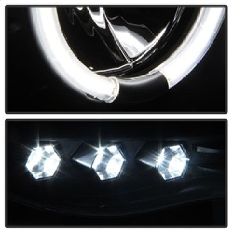 SPYDER 5009951 FITS: Dodge Ram 1500 02-05 03-05 Projector Headlights CCFL Halo LED Blk PRO-YD-DR02-CCFL-BK Headlights