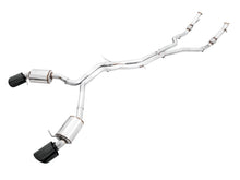 Load image into Gallery viewer, AWE Tuning 3015-33321 FITS: Audi B9.5 RS5 Sportback Non-Resonated Touring Edition Exhaust RS-Style Diamond Blk Tips Catback