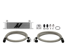 Load image into Gallery viewer, Mishimoto MMOC-U FITS: Oil Coolers FITS: Universal 10 Row Oil Cooler Kit (Metal Braided Lines) Oil Coolers