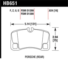 Load image into Gallery viewer, Hawk Performance HB651Z.624 FITS: Hawk 07-08 Porsche 911 Turbo/911 GT3/911 GT3 CUP Rear Ceramic Street Brake Pads Brake Pads Performance