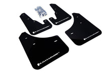 Load image into Gallery viewer, Rally Armor MF9-UR-BLK/WH FITS: 04-09 Mazda3/Speed3 Black UR Mud Flap w/ White Logo Mud Flaps