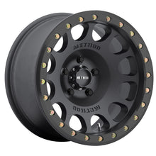 Load image into Gallery viewer, Method Wheels MR10578580500B FITS: -Method MR105 Beadlock 17x8.5 0mm Offset 8x6.5 130.81mm CB Matte Black w/BH-H24125 Wheel Wheels Cast
