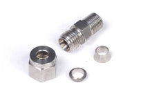 Load image into Gallery viewer, Haltech HT-010813 FITS: 1/4in Stainless Compression 1/8in NPT Thread Fitting Kit (Incl Nut &amp; Ferrule) Fittings