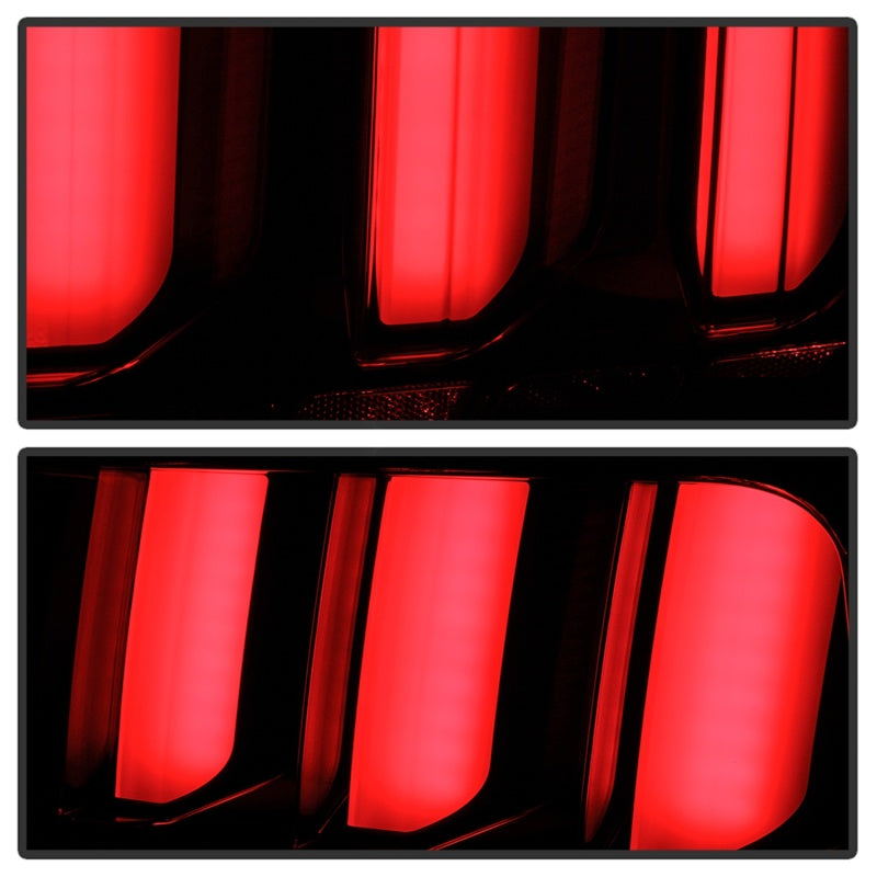 SPYDER 5086693 FITS: 05-09 Ford Mustang (White Light Bar) LED Tail Lights Black ALT-YD-FM05V3-LED-BK Tail Lights